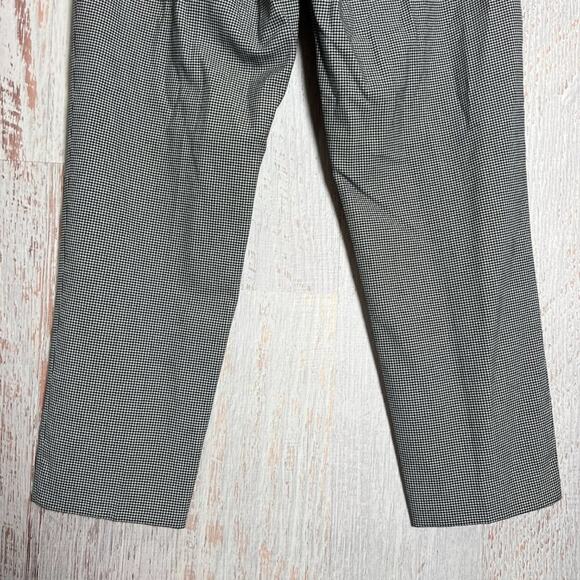 Aritzia Babaton Conan Pants Houndstooth Slim Fit Elastic Waistband SIZE 4 - Picture 12 of 12